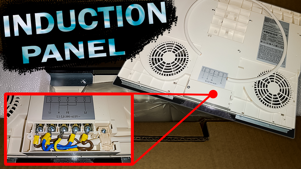 Пайка, обжим провода на индукционной варочной панели: Подключение к сети. смотреть онлайн