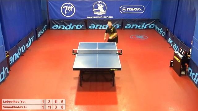 Настольный теннис матч 281019 9 Лобовиков Юрий  Самохотов Леонид