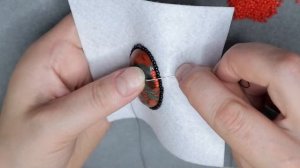 Обшивка кабошона бисером. Как обшить кабошон бисером начинающим. Мастер-класс для новичков. DIY.