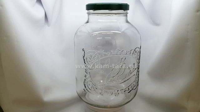 Стеклобанка А121.III-8-110-5000 Фазан с горлом 110 мм плюс ручка. Оптовая продажа ООО "Камышин-Тара смотреть онлайн