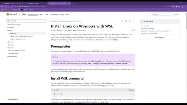 Laravel y Docker - ¡Fácil! Instalación en Windows смотреть онлайн