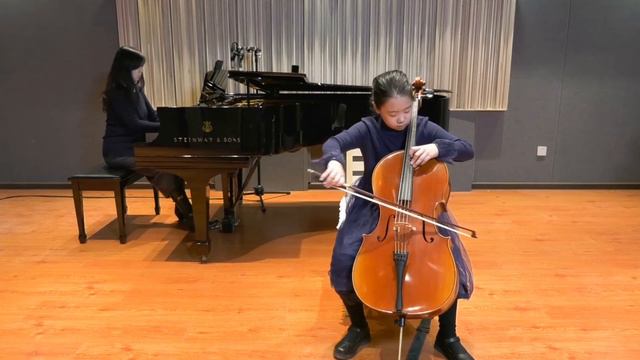 Kabalevsky Cello Concerto No. 1 in G minor, 1st Movement and Schubert the Bee (Age 10) смотреть онлайн