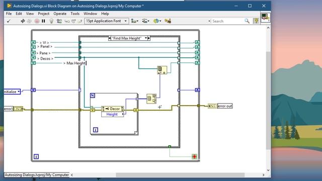 Autosizing Dialogs - LabVIEW смотреть онлайн