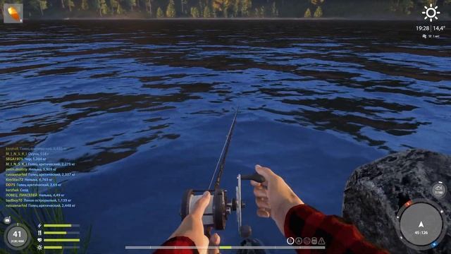 Русская рыбалка 4 - река Нижняя Тунгуска - Голец на рыжую самоделку смотреть онлайн