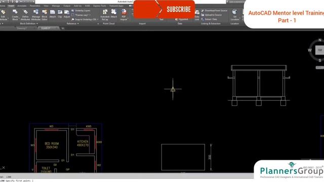 AutoCAD Malayalam Tutorial | AutoCAD Mentor level Training | Stretch & Scale | Class - 1 смотреть онлайн