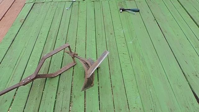 Ручной плуг, самодельный. Вскапываем без напряжения. смотреть онлайн
