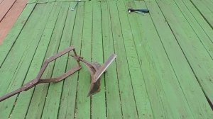 Ручной плуг, самодельный. Вскапываем без напряжения.