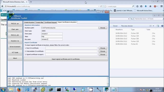 VMware Certificate Toolkit: Implementing Keystore on vCloud Director 5.1 смотреть онлайн
