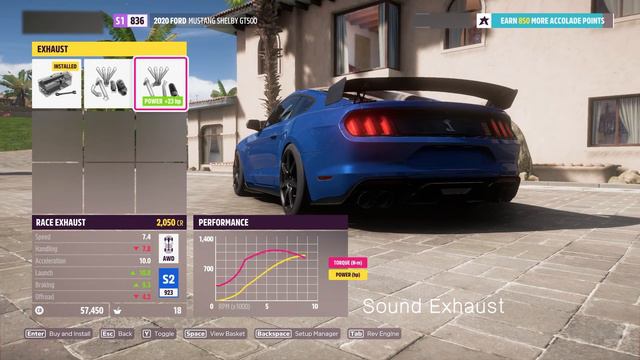 Ford Mustang shelby GT500 1,200 HP - Forza Horizon 5 смотреть онлайн