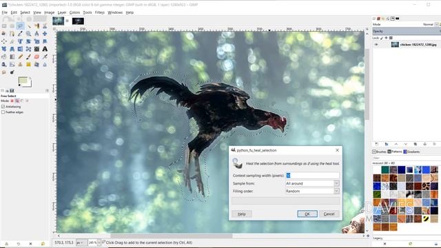 GIMP Resynthesizer is BETTER Than Photoshop's Content Aware Fill смотреть онлайн