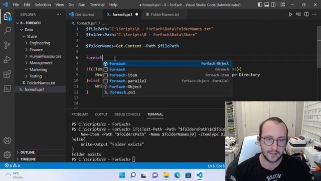PowerShell 7 Tutorials for Beginners #8 : ForEach (Loops) смотреть онлайн