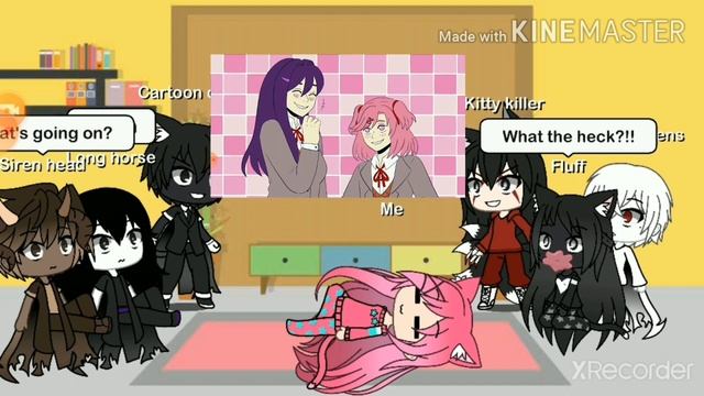 Trevor Henderson ''s creatures ,me and fluff reacts to DDLC memes смотреть онлайн