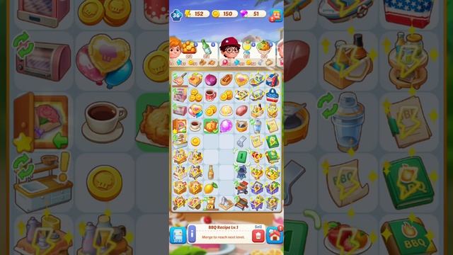 Merge Cooking: Theme Restaurant Gameplay Part 86 смотреть онлайн