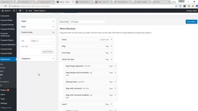 How to open a custom link in new tab-WordPress смотреть онлайн