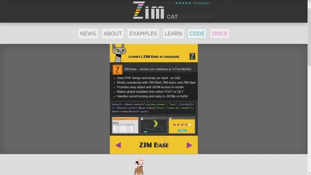 ZIM Bubbling: 123. Introducing ZIM Cat! What is beyond TEN for JavaScript on the Canvas? смотреть онлайн