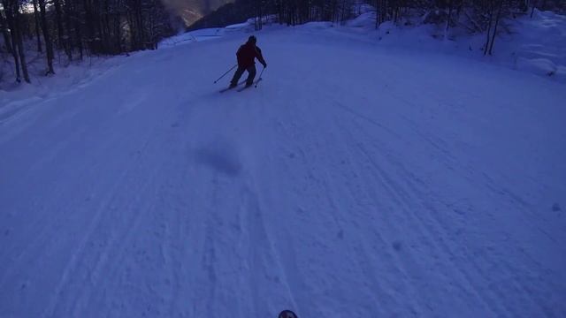 КРАСНАЯ ПОЛЯНА , ГОРНОЛЫЖНАЯ ТРАССА смотреть онлайн