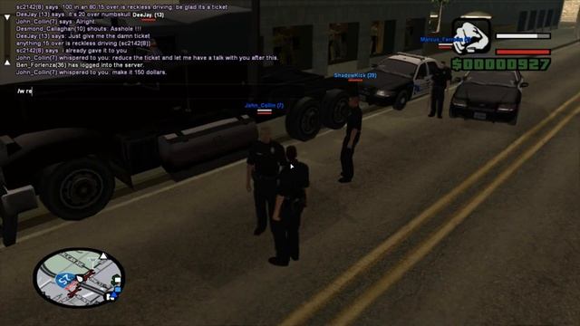 Grand Theft Auto: San Andreas Multi-Player RP (SAMP) www.tbrssamp.com смотреть онлайн