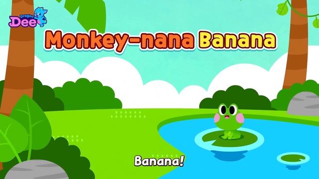 Monkey-nana Banana Game Play ? | Animal Games and Songs ? | Dragon Dee Songs for Children смотреть онлайн