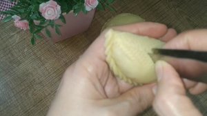 Как украсить Шекербура//Şəkərbura naxışı və bükülməsi