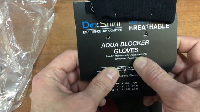 Перчатки водонепроницаемые DexShell Aqua Blocker Gloves DG9928 - Обзор и распаковка смотреть онлайн