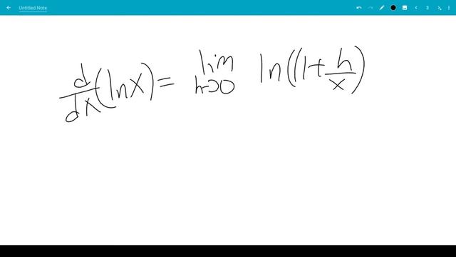 Find derivative of ln(x) using limit definition смотреть онлайн