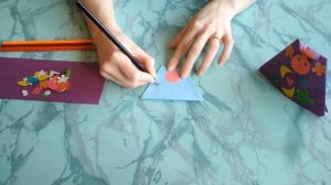 Мастер-класс (оригами) "Матрешки из бумаги"