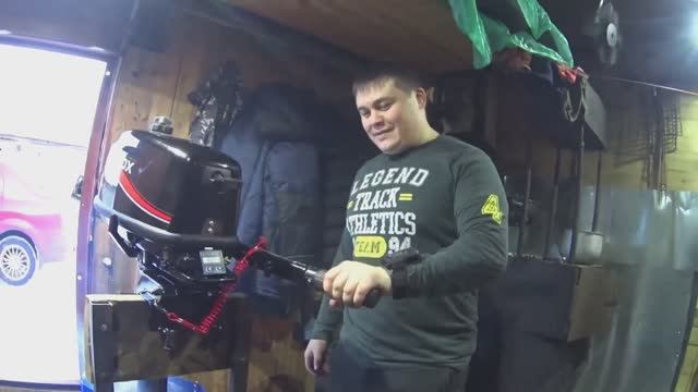 Лодочный мотор HDX 5 л.с.! смотреть онлайн