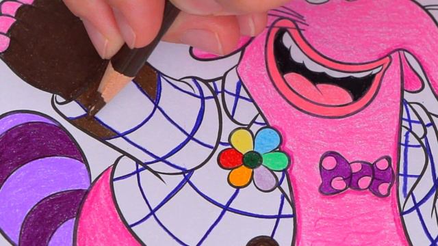 Coloring Inside Out Bing Bong Coloring Book Page Colored Pencil Prismacolor | KiMMi THE CLOWN