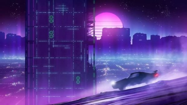 NIGHT RUN - A SYNTHWAVE   RETROWAVE MIX