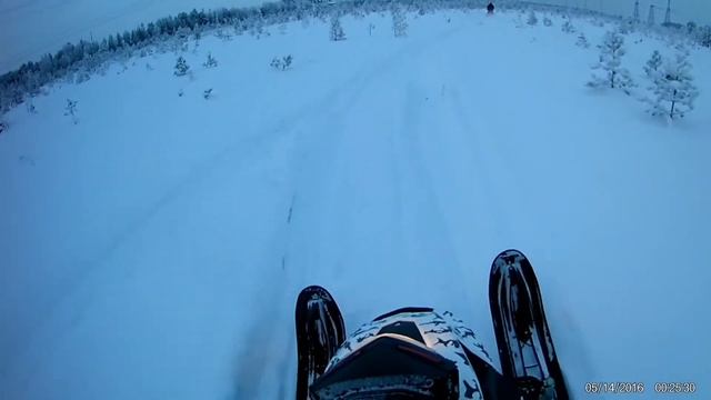 Снегоходы... Катаемся с Корешом... Окресности Сургута смотреть онлайн