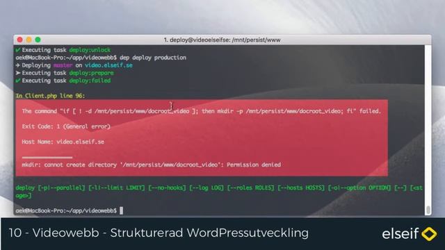 10 - Deploy production смотреть онлайн