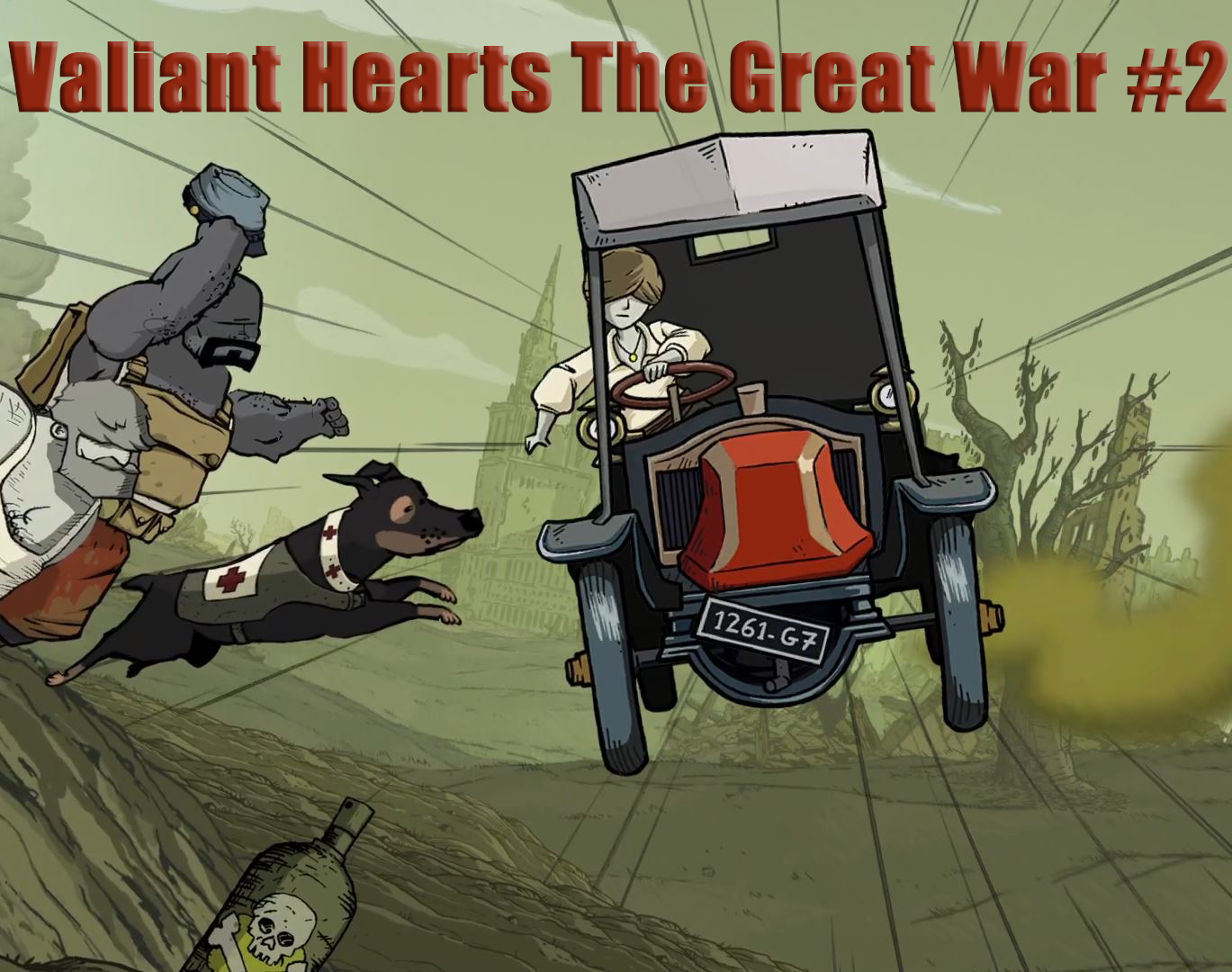 Valiant Hearts The Great War. Прохождение, часть 2. Пробиваемся через поле битвы.