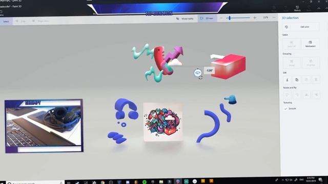 HOW TO *DOODLE* IN PAINT 3D !! смотреть онлайн
