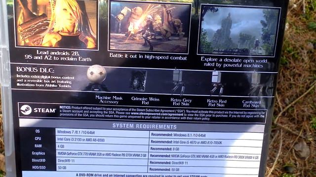 NieR Automata Day One Edition Unboxing (PC) ENGLISH смотреть онлайн