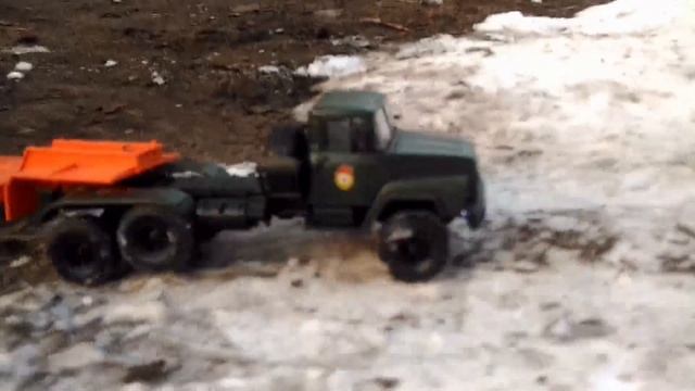 Краз 260 модель на радиоуправлении RC car homemade в масштабе 1:43 смотреть онлайн