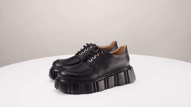 Полуботинки дерби на шнуровке SERGIO AMARANTI (2010 чёрный) смотреть онлайн