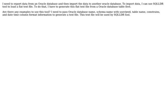 Examples of Exp tool to export data from Oracle db table to text file смотреть онлайн