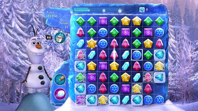 Frozen Free Fall Snowball Fight #46 (Уровни с 115 по 118) смотреть онлайн