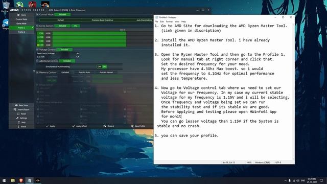 How to Undervolt AMD Ryzen Processor with AMD Ryzen Master Tool | Ryzen 3 3300X смотреть онлайн