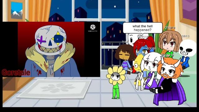 undertale reacts to sans au themes смотреть онлайн