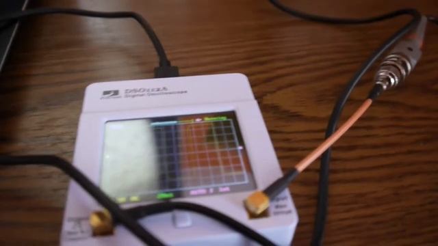 DSO112A Coral Pocket mini oscilloscope to USB connection, how to see your oscilloscope by a PC смотреть онлайн