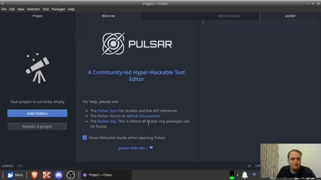 A Look at Pulsar Text Editor (Formally Atom) | As seen on @DistroTube смотреть онлайн