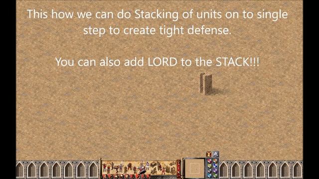 Stronghold crusader best defense trick ever - Tight stacking of units смотреть онлайн