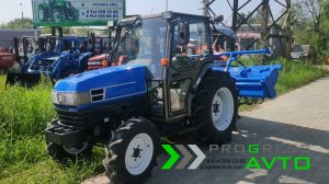 Обзорное видео японского минитрактора ISEKI GEAS33 с кабиной и почвенной фрезой в  PROGRESS AVTO