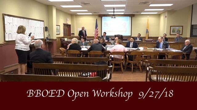 Bayonne Board of Education - Open Workshop - 9/27/18 смотреть онлайн
