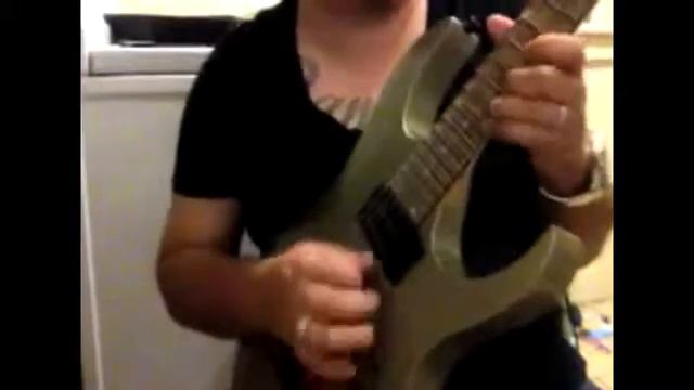 Ibanez with custom full scalloped neck DEMO 1 смотреть онлайн