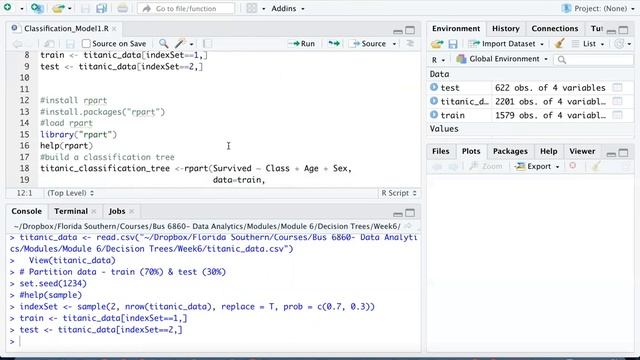 Decision Trees in R Rpart Library смотреть онлайн