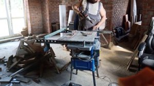 параллельный упор для циркулярки из г@вна и палок своими руками