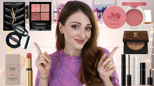 ПРОБУЕМ НОВУЮ КОСМЕТИКУ | Новый тон Shik, бронзер и палетка YSL, Sergey Naumov, Holika Holika