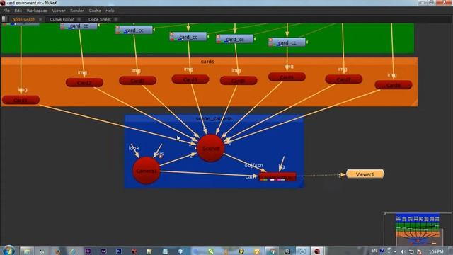 3d image projection - card node in NUKE tutorial смотреть онлайн